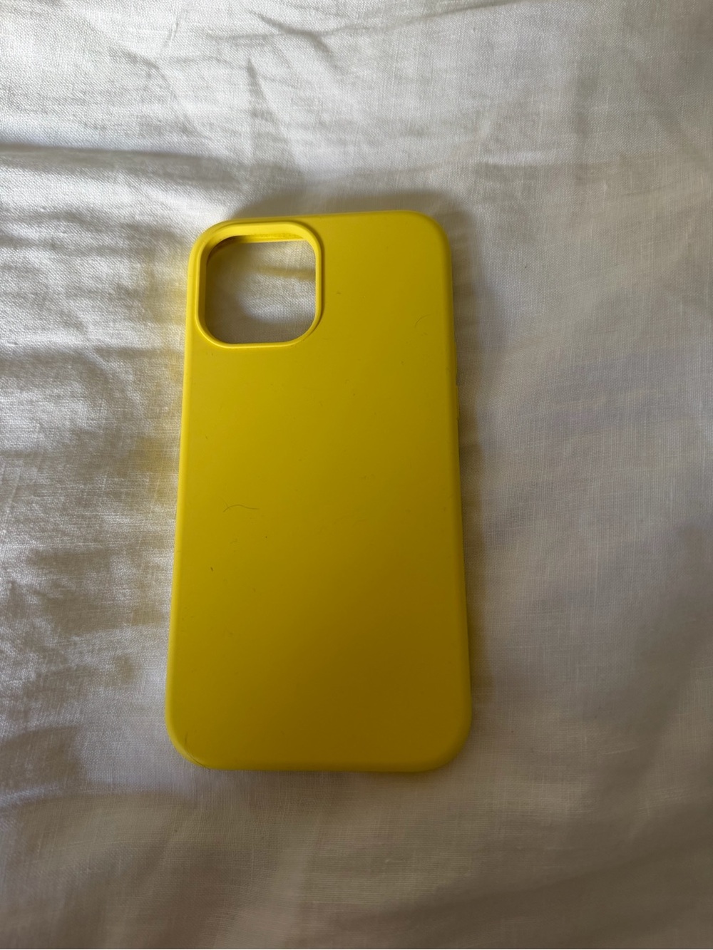 Yellow Silicone iPhone 12 pro max Case - Miracase